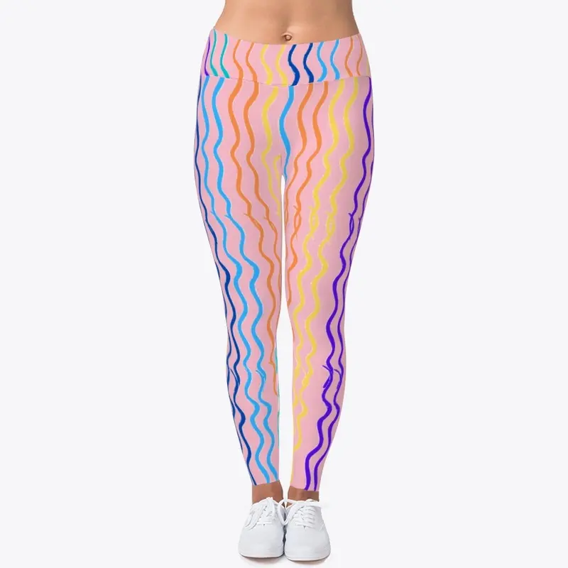 Colorful Stripes Leggins